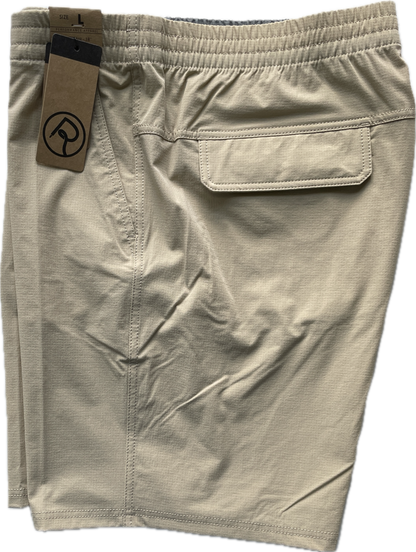 Double R Kicks Offshore Performance Shorts Khaki