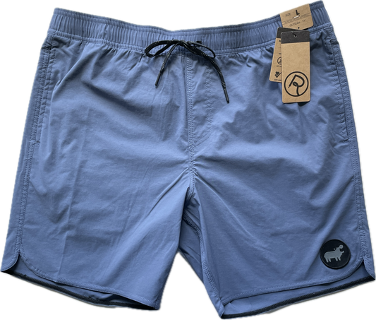 Double R Kicks Burky Performance Shorts Slate Blue