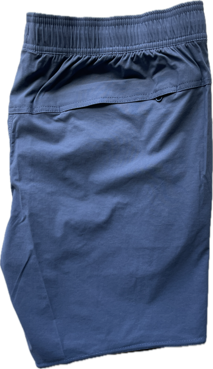 Double R Kicks Burky Performance Shorts Slate Blue