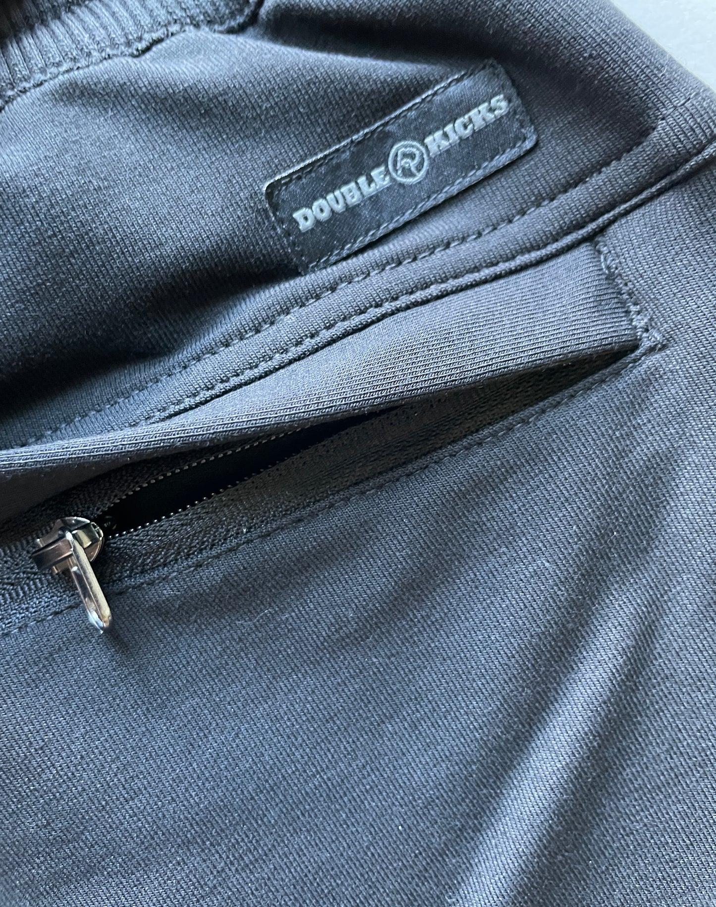 Double R Kicks Hardy French Terry Performance Shorts Black