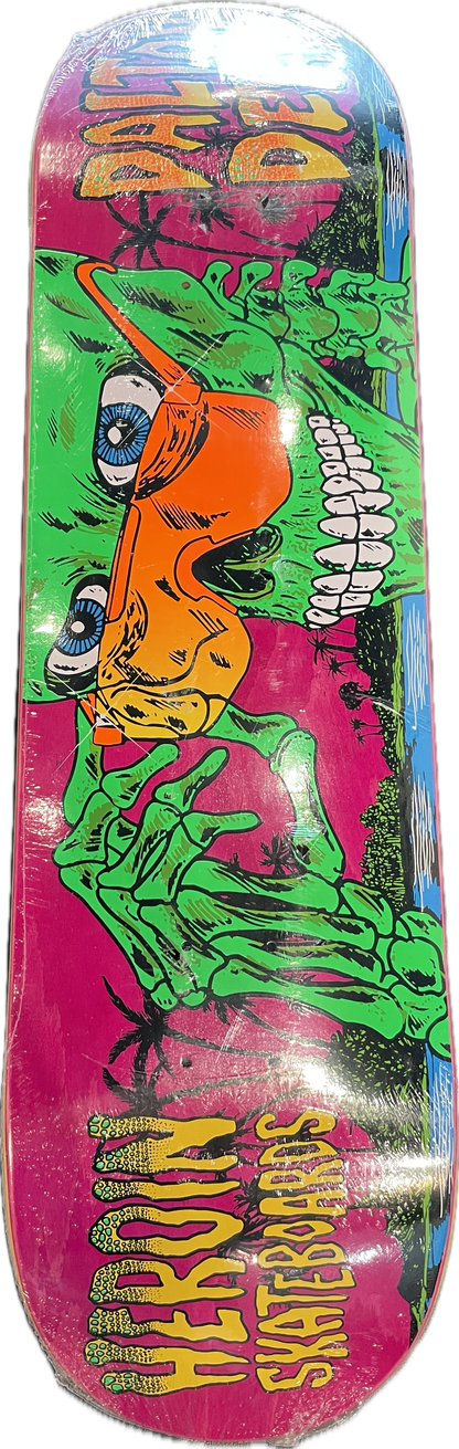 Heroin Dern Hellscape Skateboard Deck 9.0