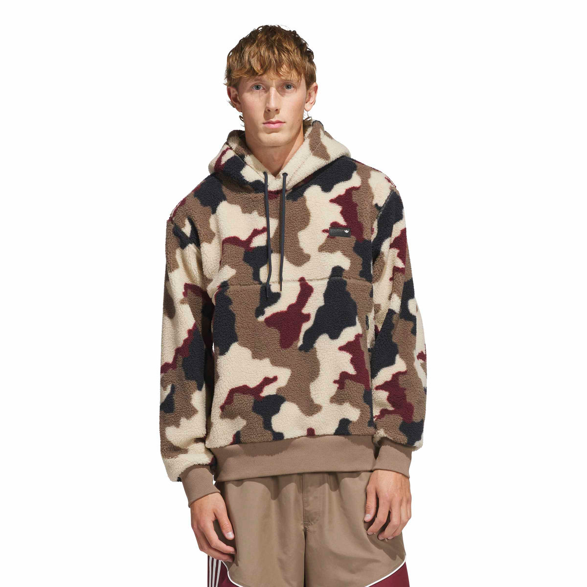 Adidas Skateboarding FS+ High Pile Fleece Camo Hoodie