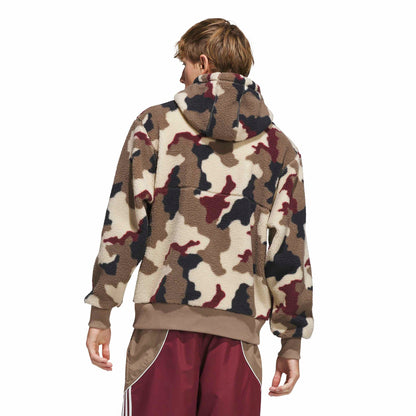 Adidas Skateboarding FS+ High Pile Fleece Camo Hoodie