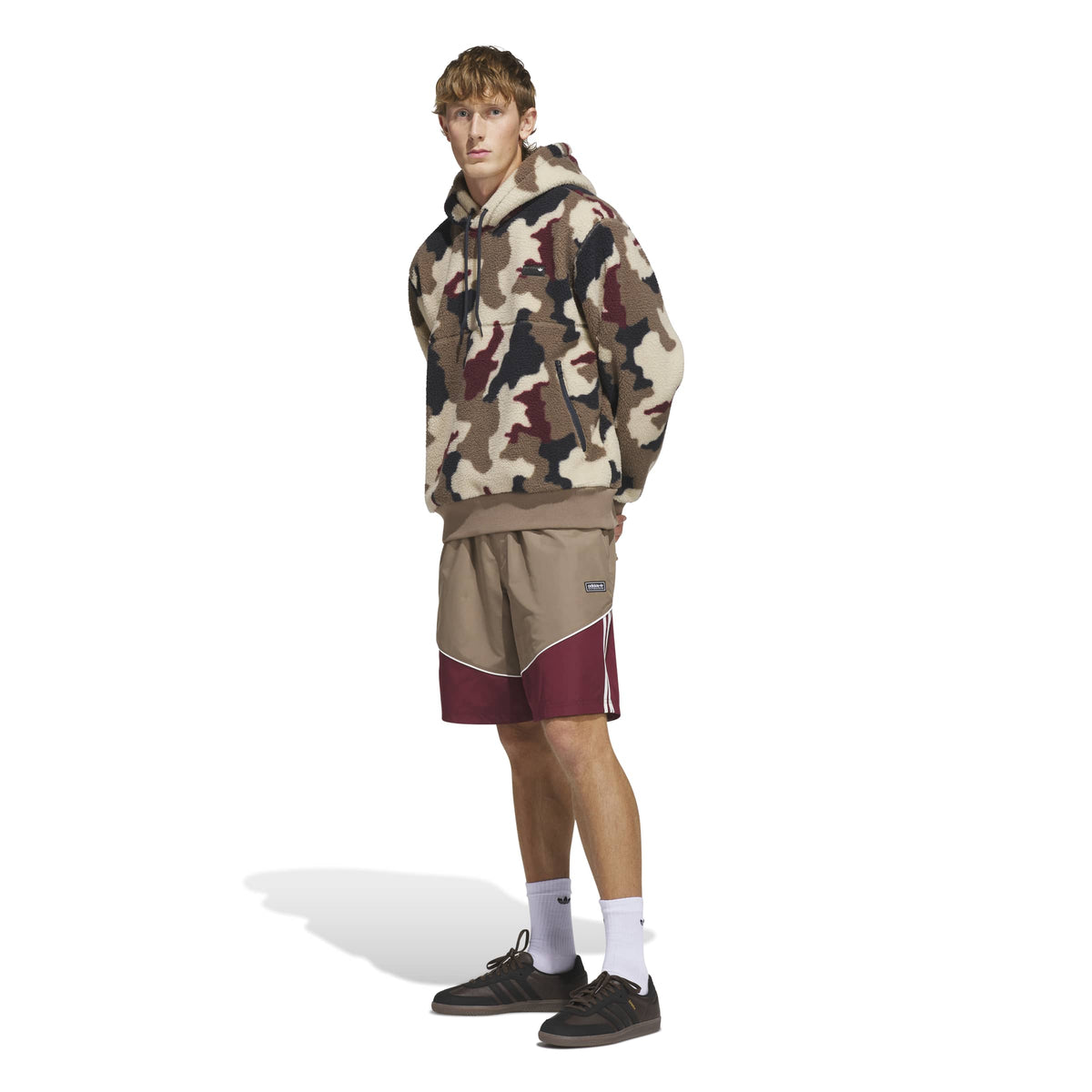 Adidas Skateboarding FS+ High Pile Fleece Camo Hoodie