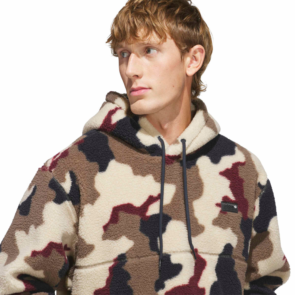 Adidas Skateboarding FS+ High Pile Fleece Camo Hoodie