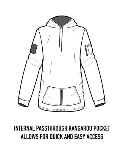 Rothco CCW Black Hoodie
