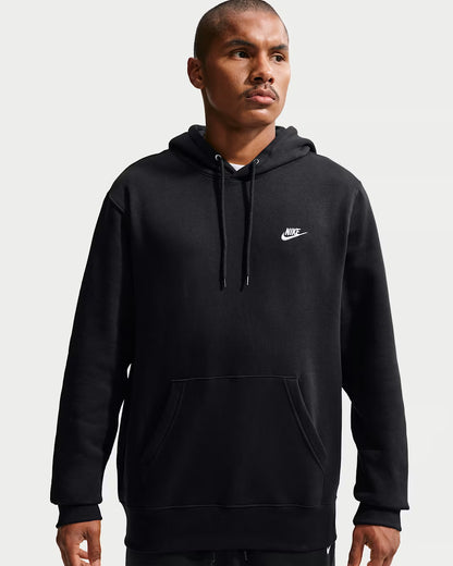 Nike Club Fleece Pullover Hoodie Black