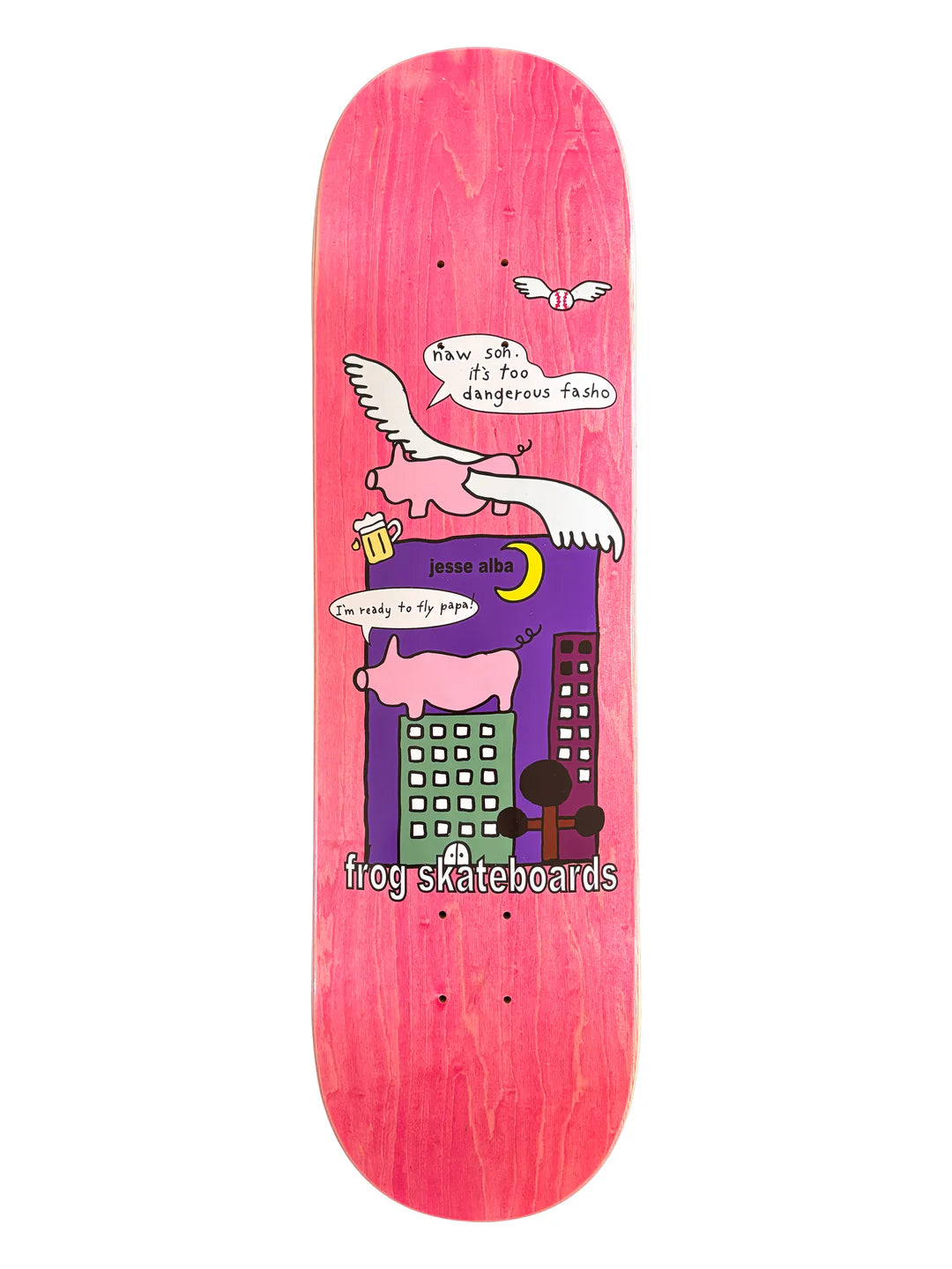 Frog Alba Papa Knows Best Skateboard Deck 8.6