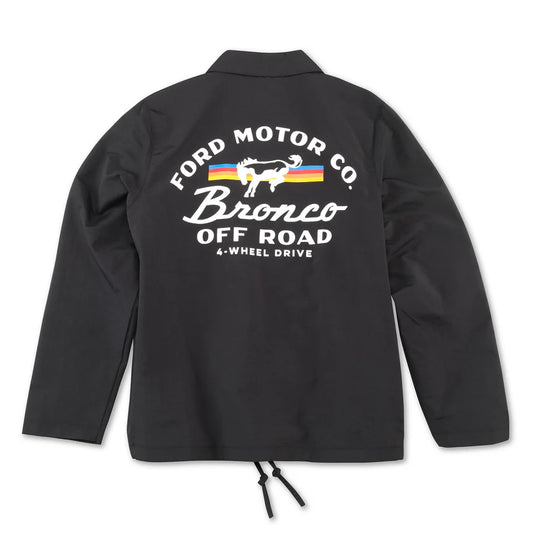 American Needle Coaches Nylon Jacket Ford Bronco Black