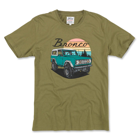 American Needle Brass Tacks Ford Bronco T-Shirt Olive