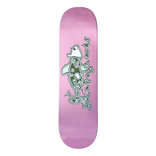 Frog Rainbow Fish Pink Skateboard Deck 8.0