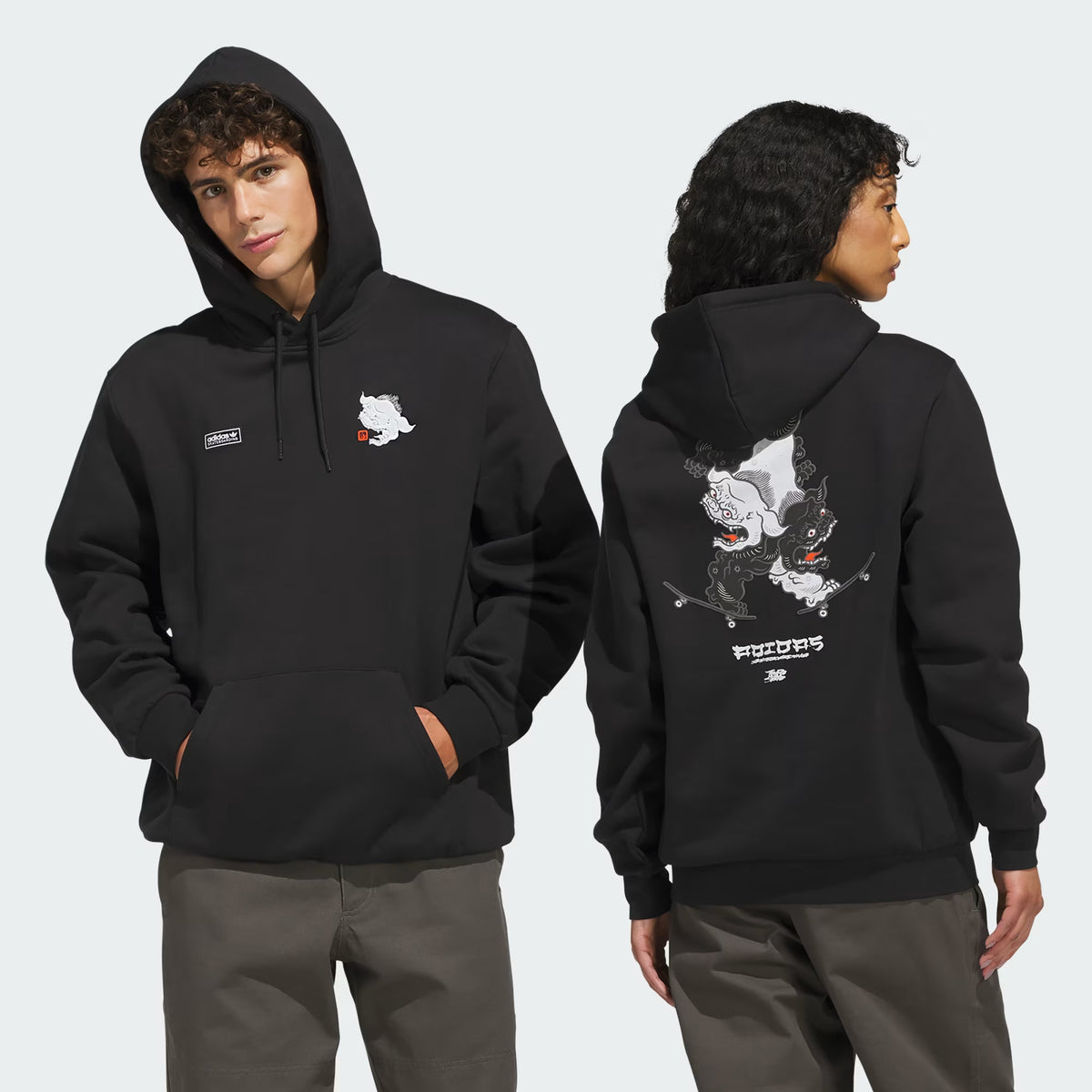Adidas Skateboarding x Temple of Skate Foo Dog Hoodie