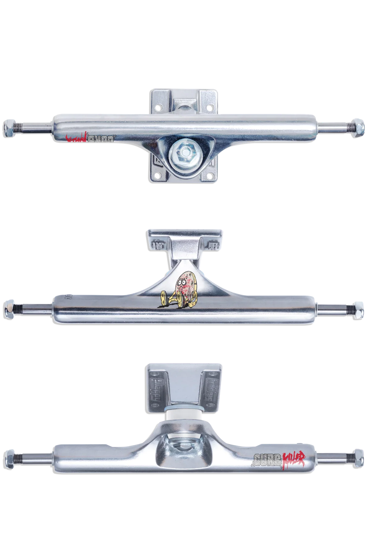 Slappy ST1 Inverted Curb Killer Trucks 10.0 - Polished