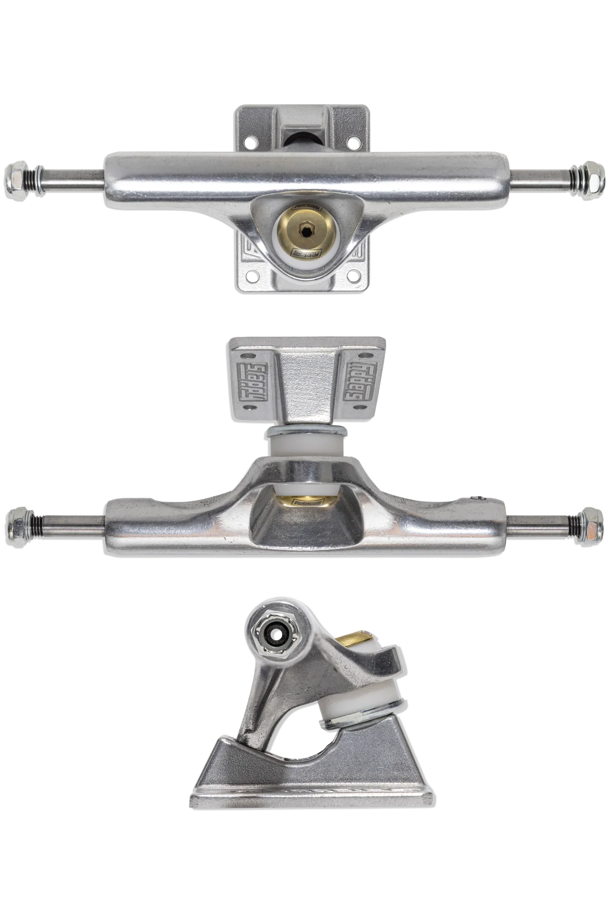 Slappy ST1 Inverted Hollow Lights/Ultra Low Kingpin Trucks - Polished - 9.0