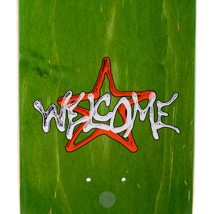 Welcome Face on Son of Moontrimmer Bone Skateboard Deck 8.25