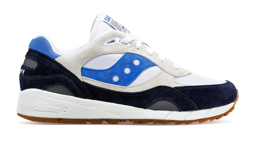 Saucony Shadow 6000 White Navy Blue