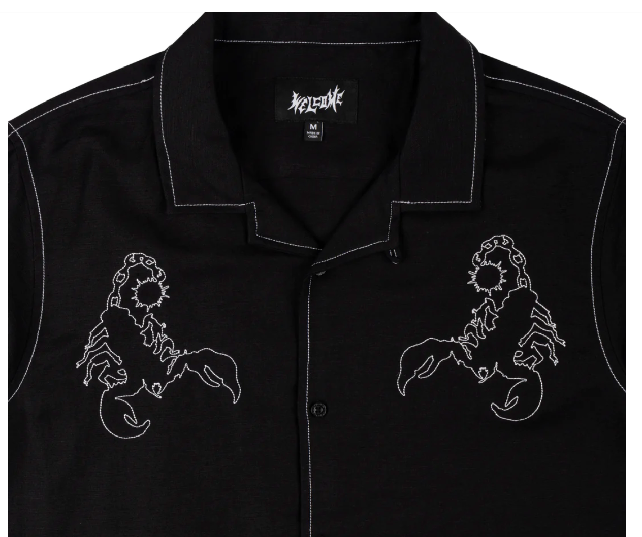 Welcome Scorpion Linen Stitch Shirt