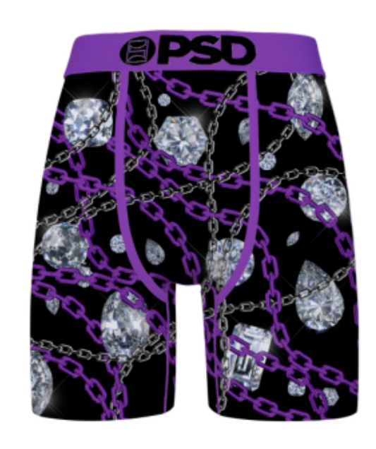 PSD Purple Chains Boxer Briefs
