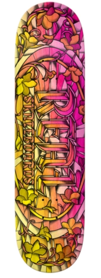 Real Chromatic Cathedral Skateboard Deck 8.06
