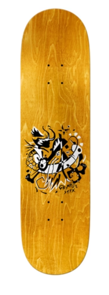 Anti Hero Team Grimple Stix Fine Art Skateboard Deck 8.5