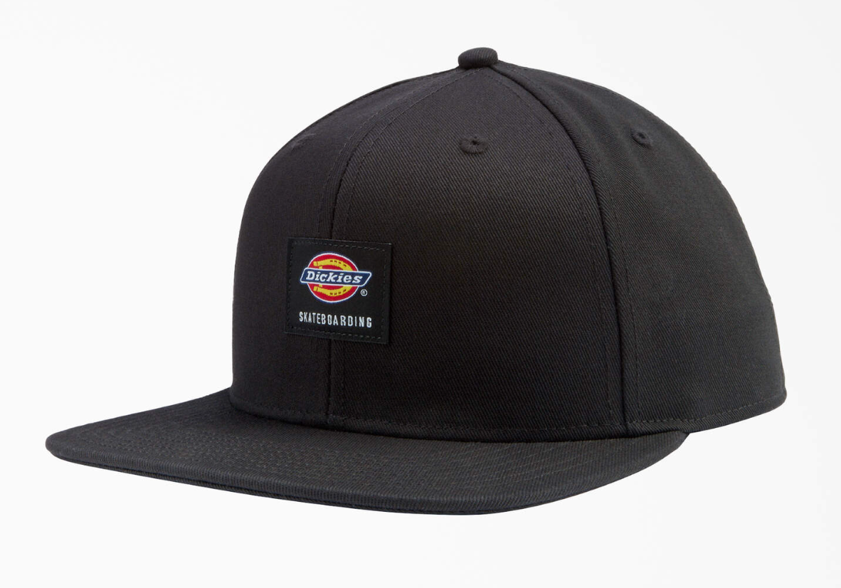 Dickies Skate Flat Bill Hat Air Black