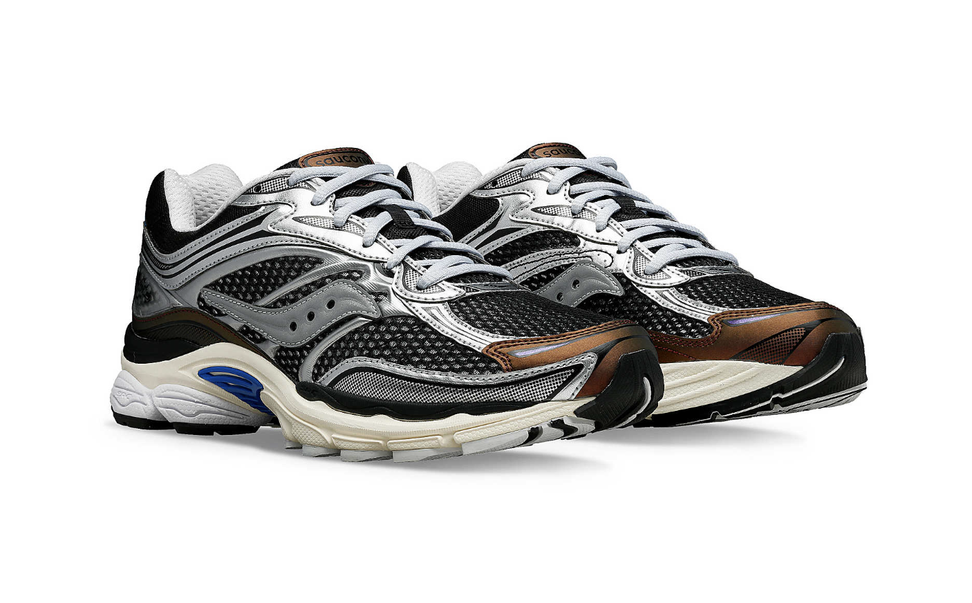 Saucony Progrid Omni 9 Disrupt Silver Brown