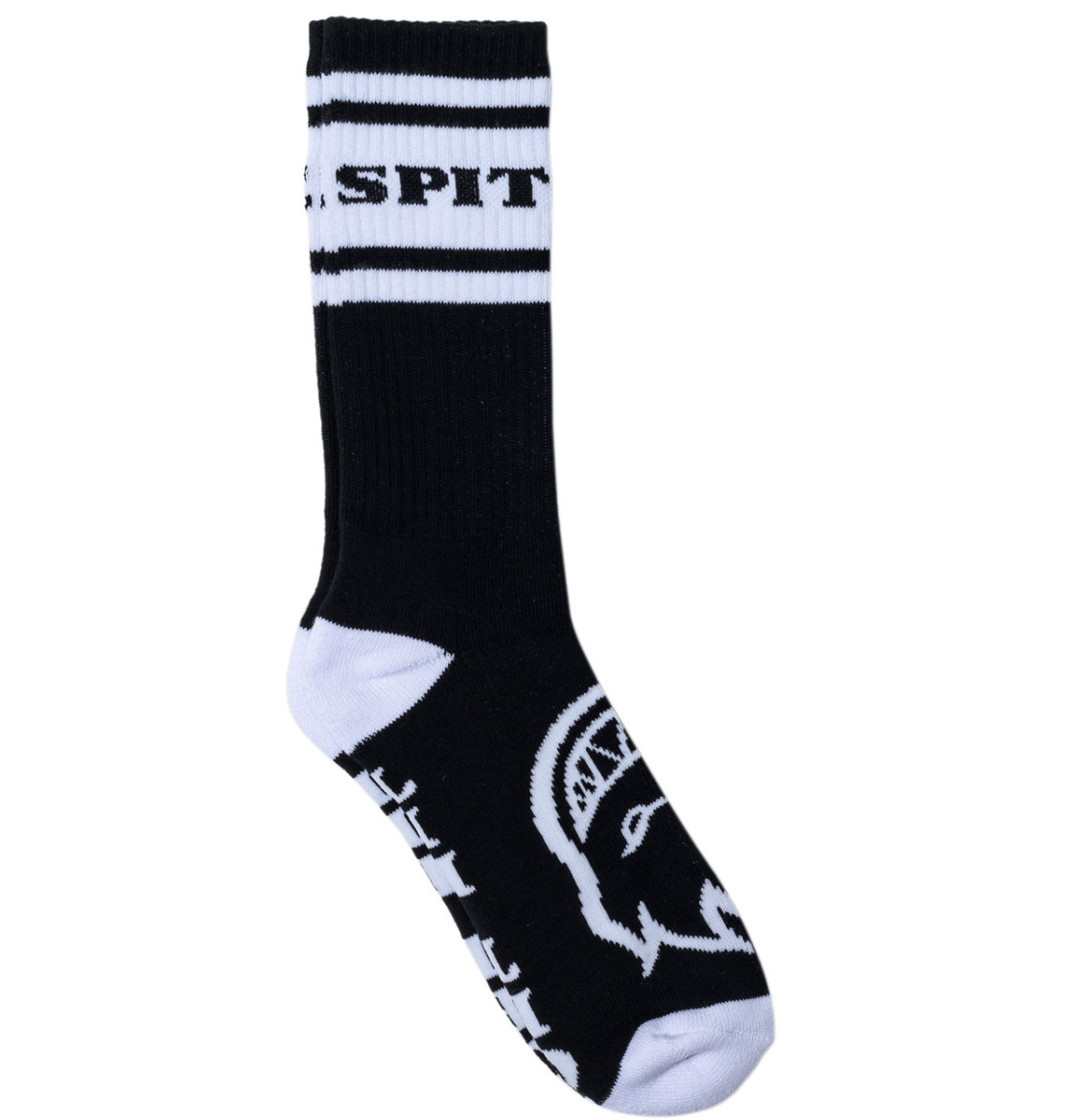 Spitfire Bighead Crew Socks Classic 87 Black White