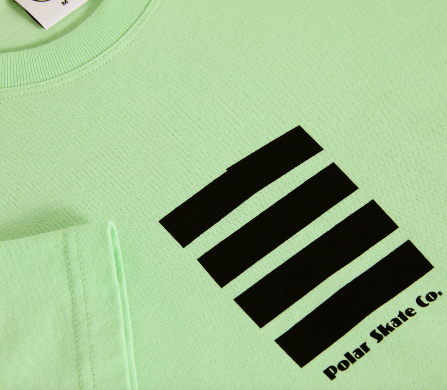 Polar Tape and Panther T-Shirt Mint Green