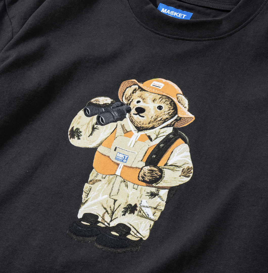 Market Hunter Bear T-Shirt Black