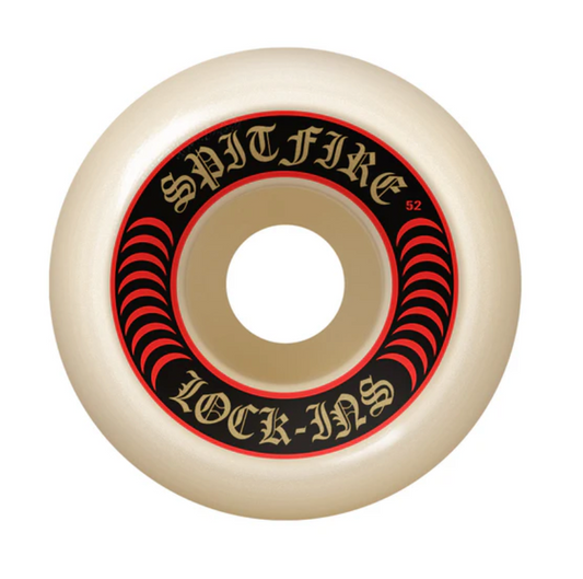 Spitfire F4 101 53mm Lock-Ins Natural Wheels