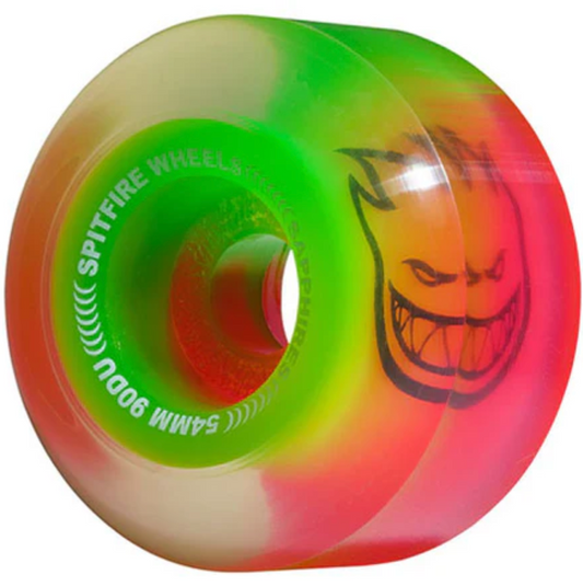 Spitfire 90D Sapphires Radial Clear Pink.Green 54mm Wheels