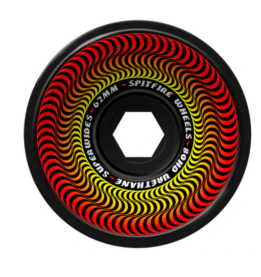 Spitfire 80HD Superwides Black 62mm Wheels