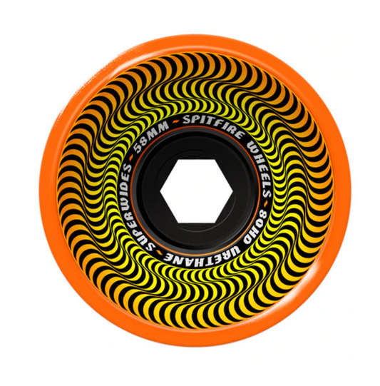 Spitfire 80HD Superwides Orange 58mm Wheels