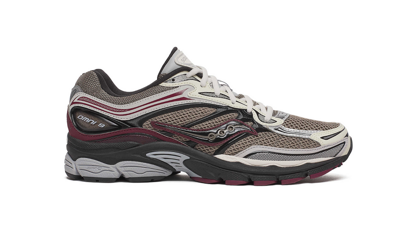 Saucony ProGrid Omni 9 TMY Tan Maroon
