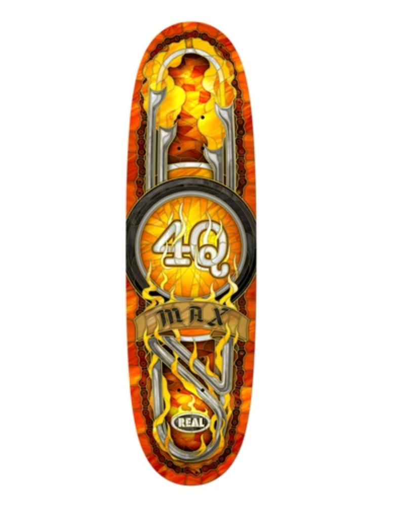 Real Max Schaaf 4Q Cathedral 9.1 Skateboard Deck