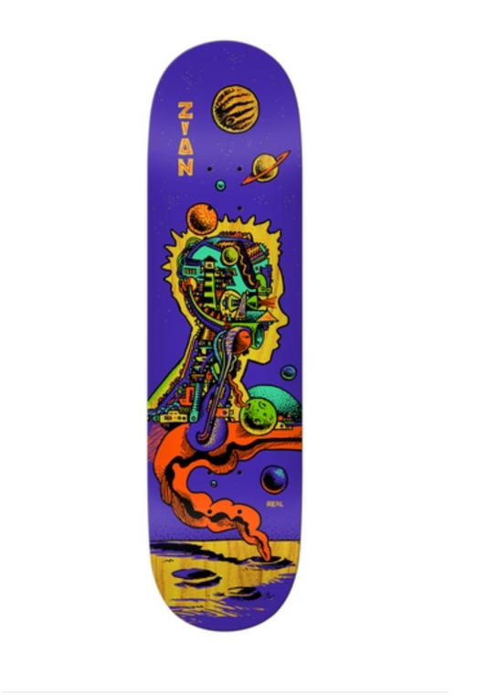 Real Zion Artificial 8.38 True Fit Skateboard Deck
