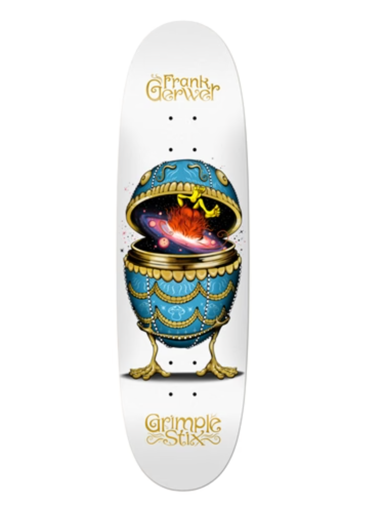AntiHero Gerwer Grimple Stix Fabrage Egg 9.1 Skateboard Deck