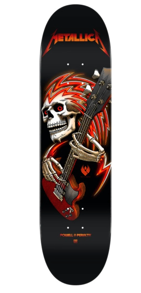 Powell Peralta Flight Metallica Skateboard Deck 8.25