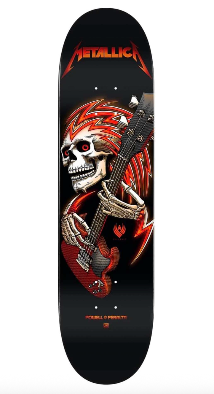 Powell Peralta Flight Metallica Skateboard Deck 8.25