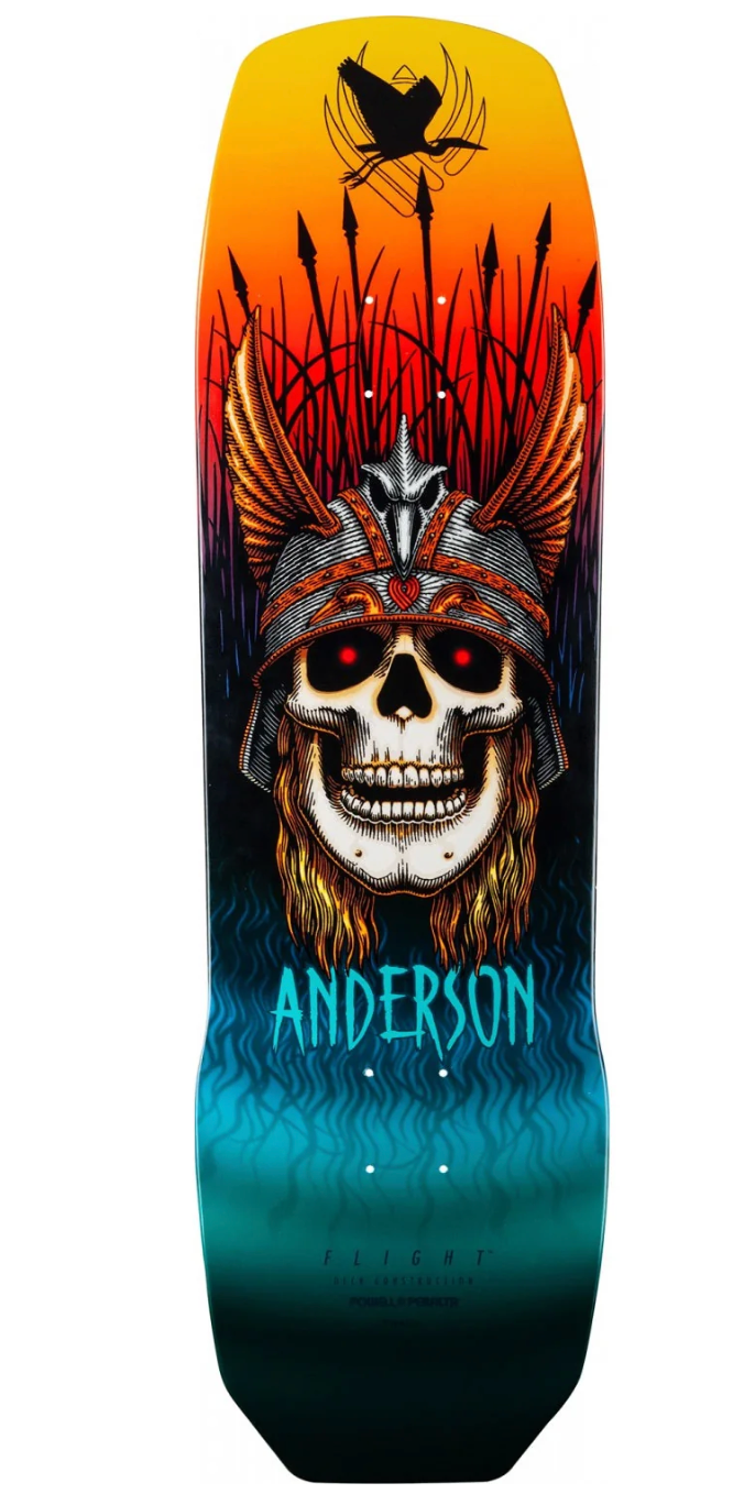 Powell Peralta Pro Flight 290 Andy Anderson 9.13 Skateboard Deck