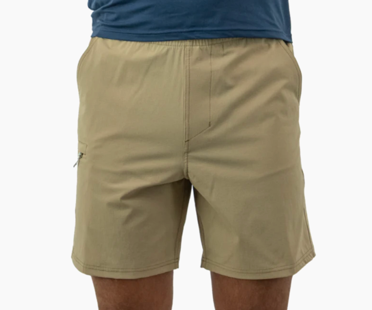 Double R Kicks Offshore Performance Shorts Khaki