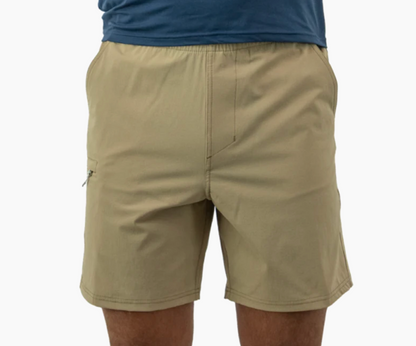 Double R Kicks Offshore Performance Shorts Khaki