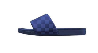 Vans La Costa Slide-On Deep Indigo Checkerboard