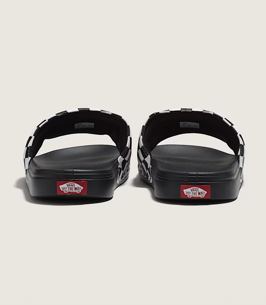 Vans La Costa Slide-On Checkerboard White Black