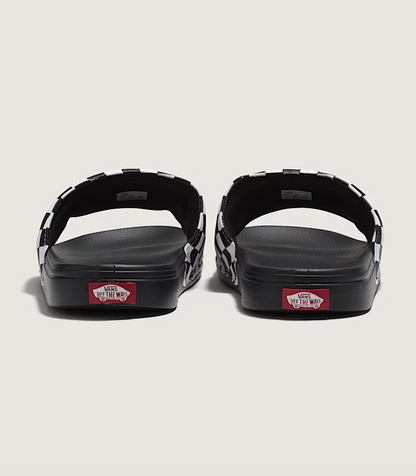 Vans La Costa Slide-On Checkerboard White Black