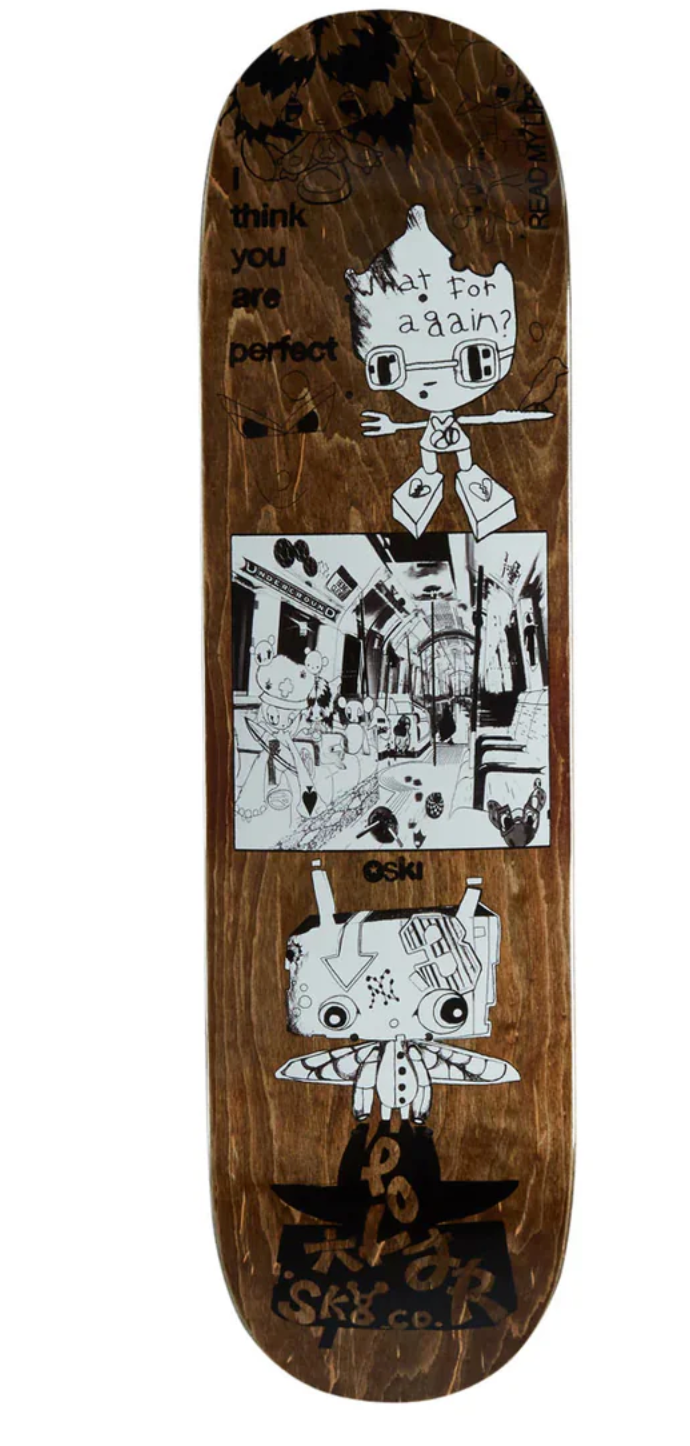 Polar Oski Think You Perfect Skateboard Deck 8.25