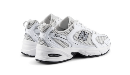 New Balance 530 White Silver Metallic