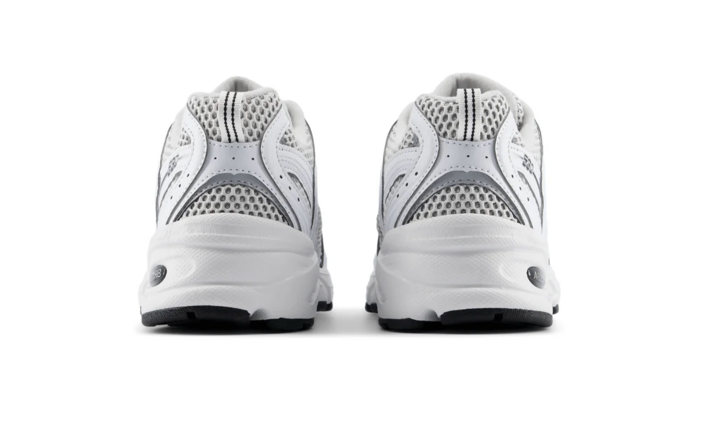 New Balance 530 White Silver Metallic
