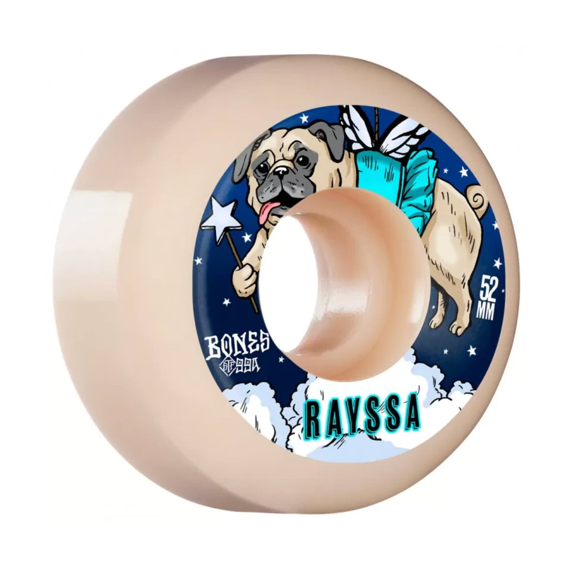 Bones STF Rayssa Leal Slinky 52mm V5 Sidecut 99a Skateboard Wheels