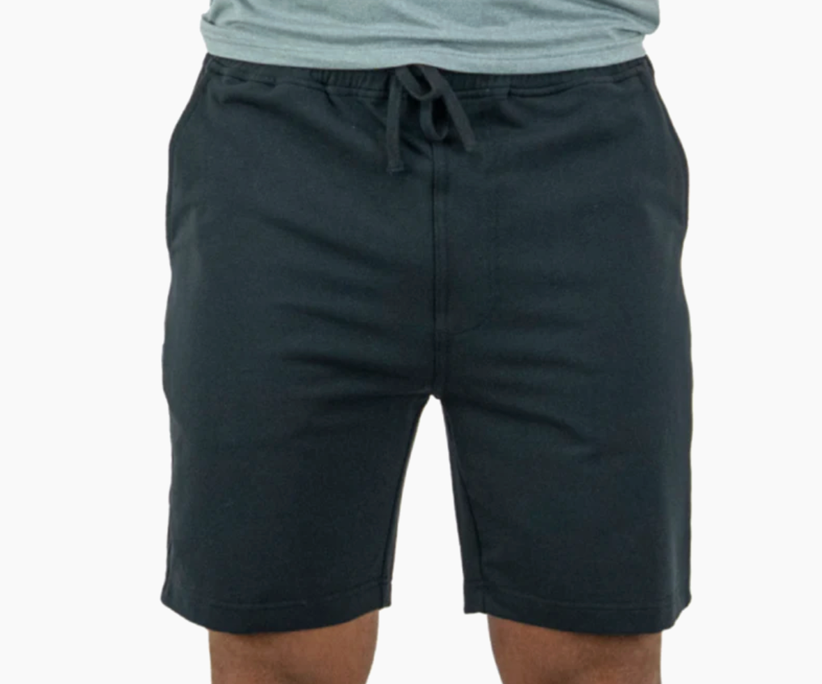Double R Kicks Hardy French Terry Performance Shorts Black